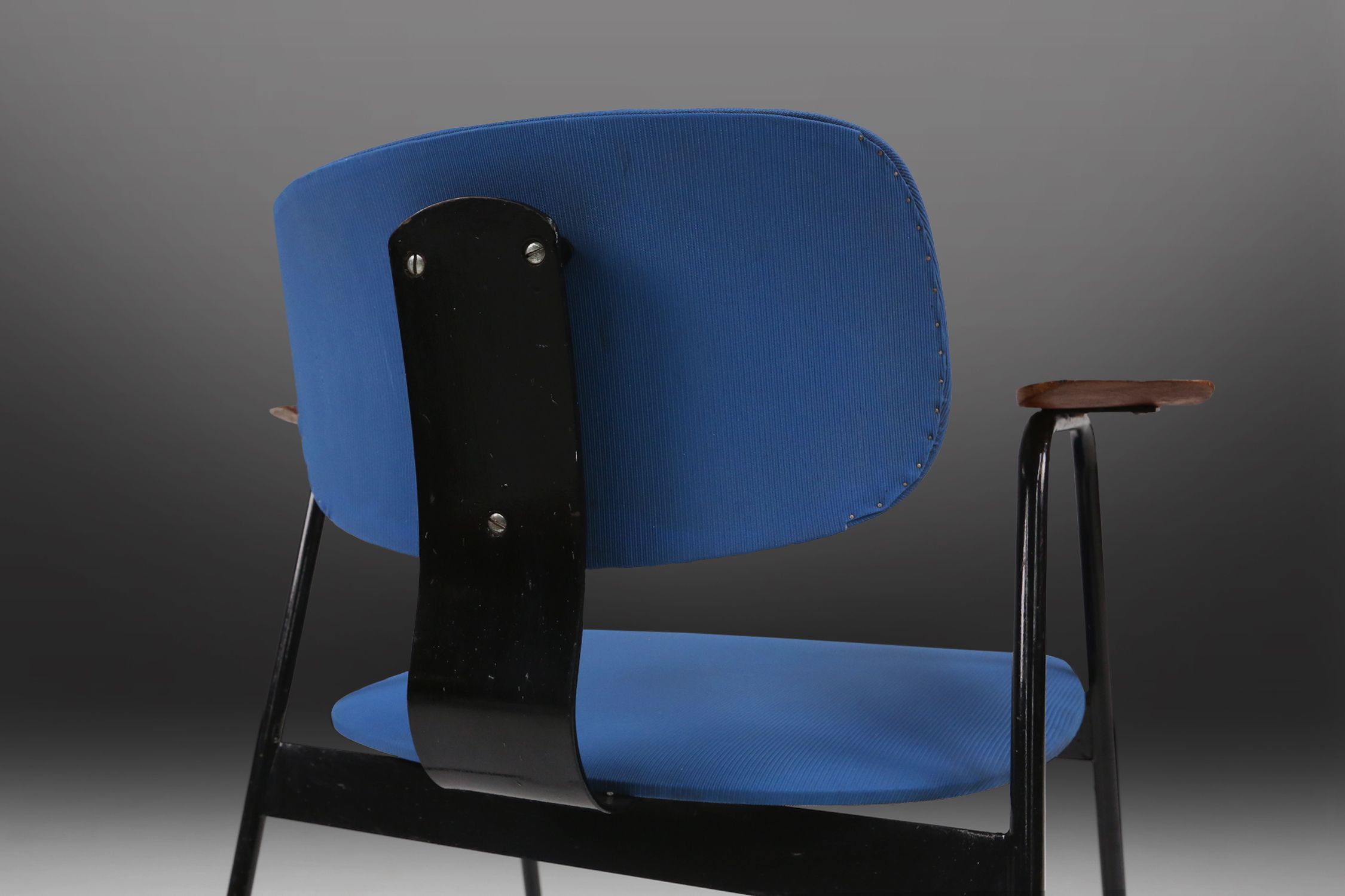 Set of 6 Dining Chairs by Willy Van Der Meeren for Tubax, Belgium, 1950sthumbnail